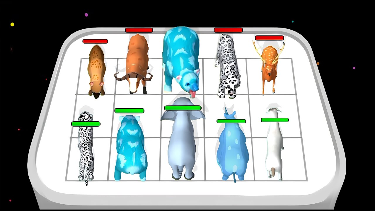 MERGE ANIMALS 3D : Evolution Games ⭐ Merge Simulator Battles