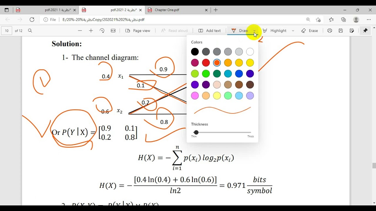 Review Joint & Conditional Probability