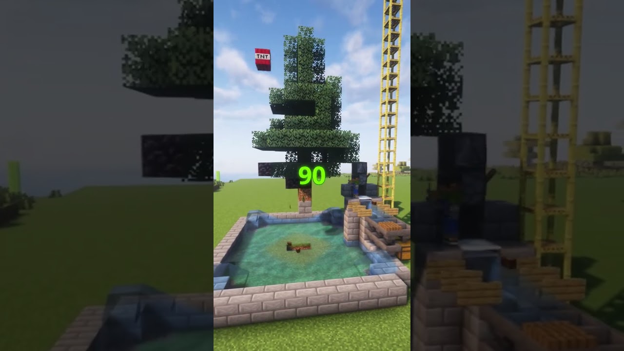 Minecraft AFK wood farm (all wood types)