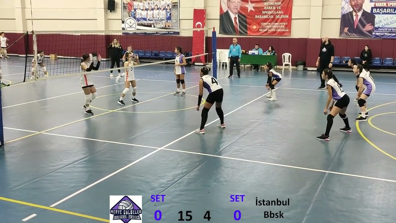 Merve Dalbeler Akademi - İstanbul Bbsk / Midi Kızlar İst. Ligi 3.Bölge B Grubu - 1.Set