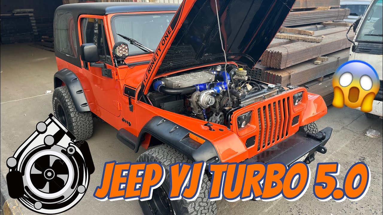 رانجلر تيربو 😱 الصوت خيال 🔥 jeep yj turbo 4.0