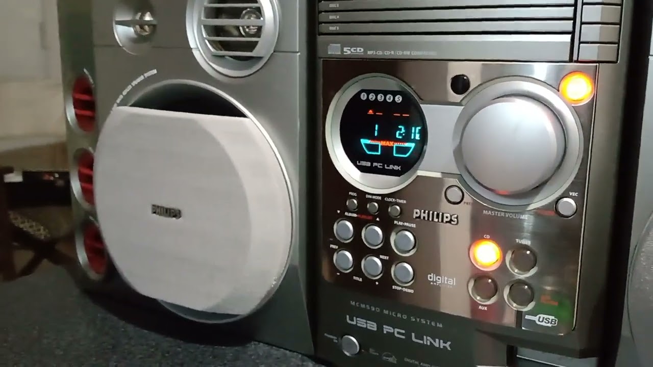 Gran PHILIPS MCM-590 una belleza en calidad de sonido