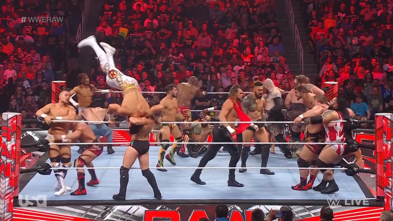 Intercontinental Championship Number One Contender's Battle Royal (1/2) - WWE RAW 15 May 2023