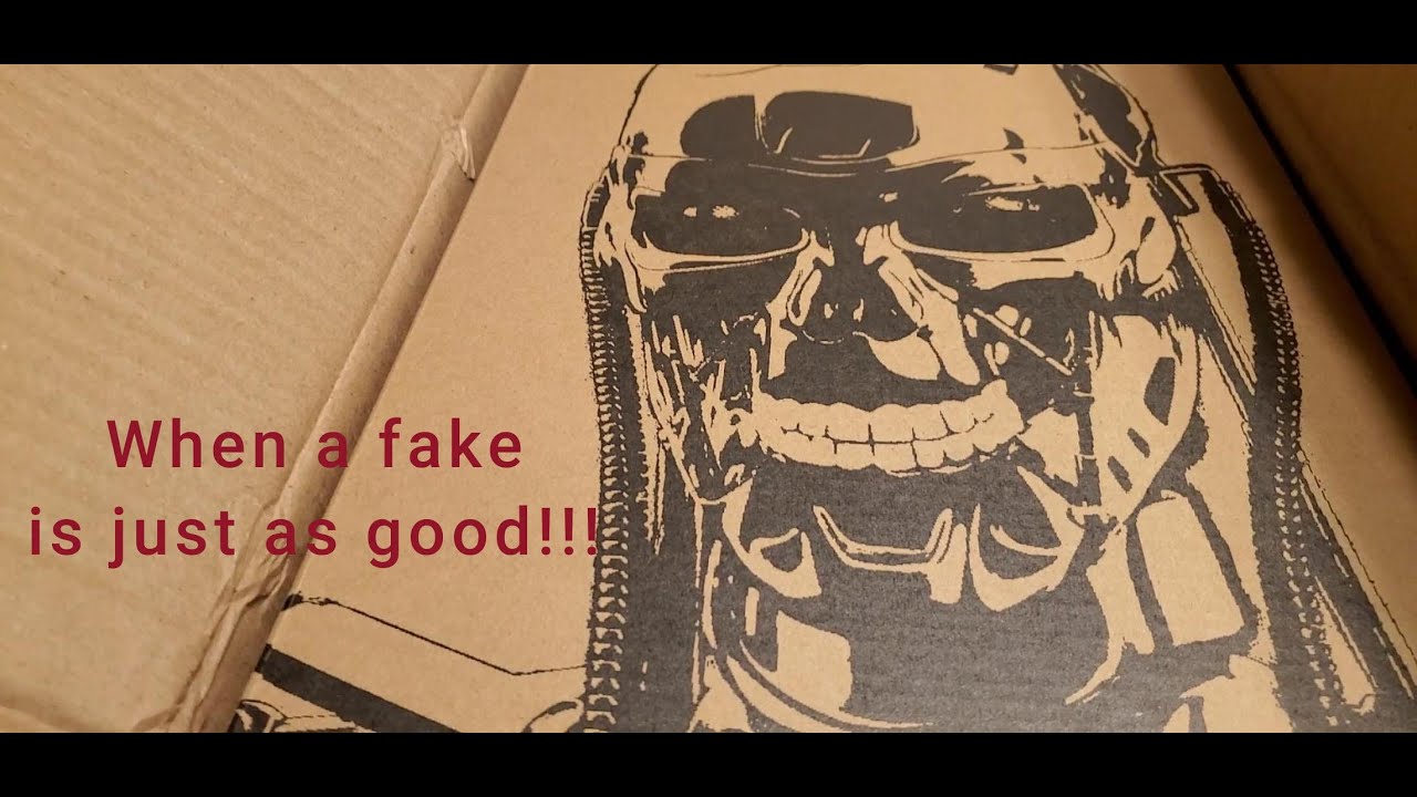 Counterfeit T-800 Terminator Life Size Endo Skull Bust that's actually GOOD!