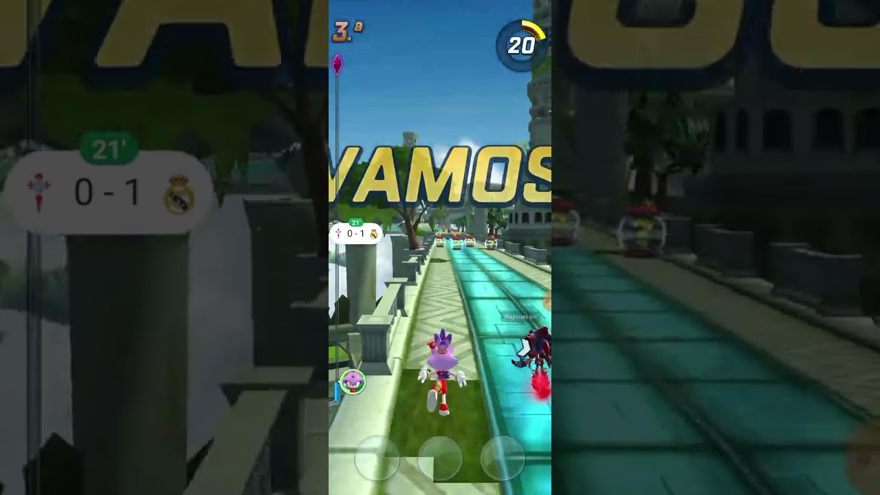 Probando A Blaze Lunar En mi Cuenta Secundaria De Sonic Forces speed Battle. ESTA Rota. Un 9/10 🧐👍