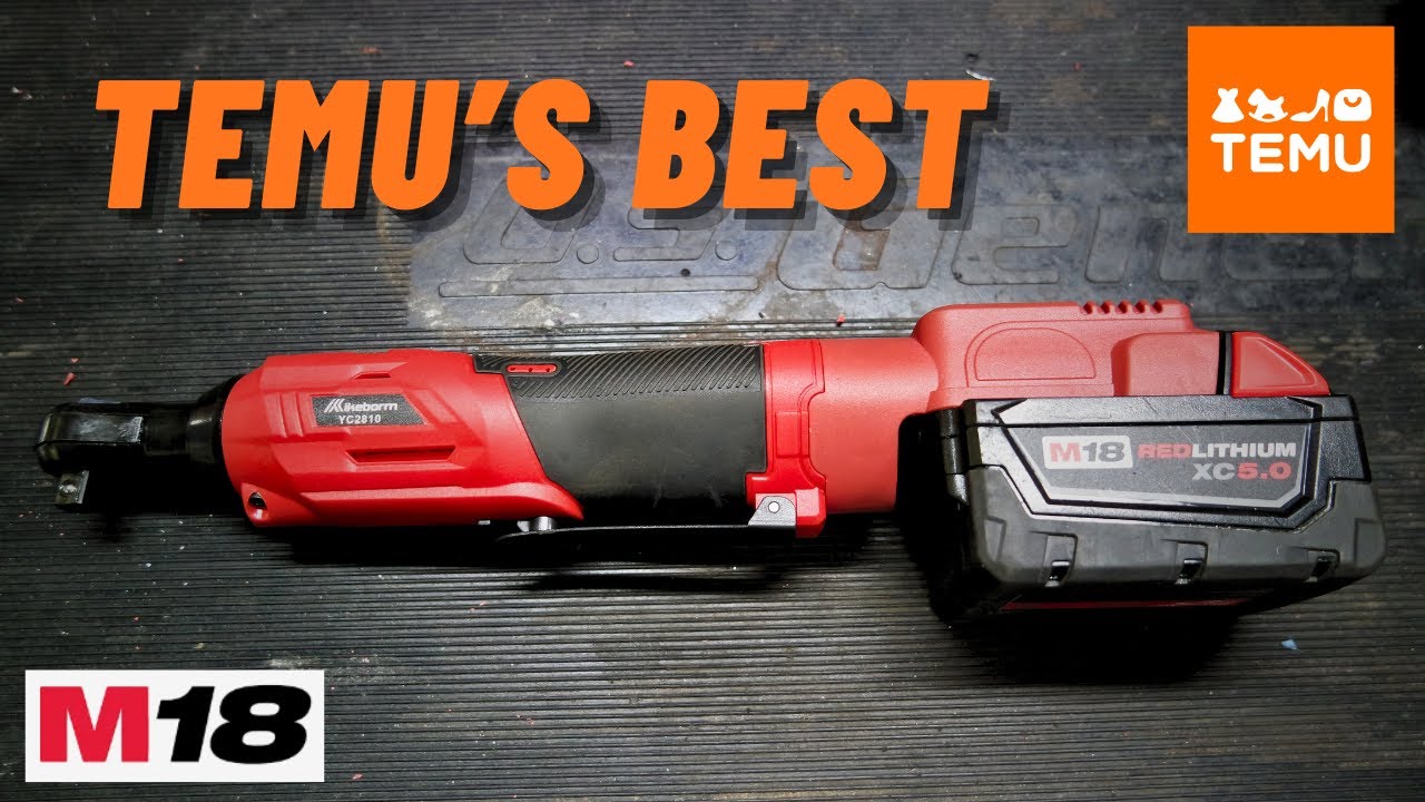 Лучшее от Temu: обратите внимание на подделку — трещотку Milwaukee M18 3/8 дюйма