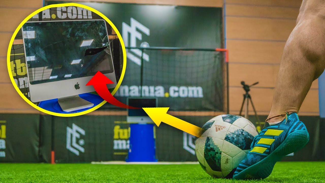 ROMPEMOS mi iMAC a BALONAZOS *BRUTAL* ¡Retos de Fútbol!