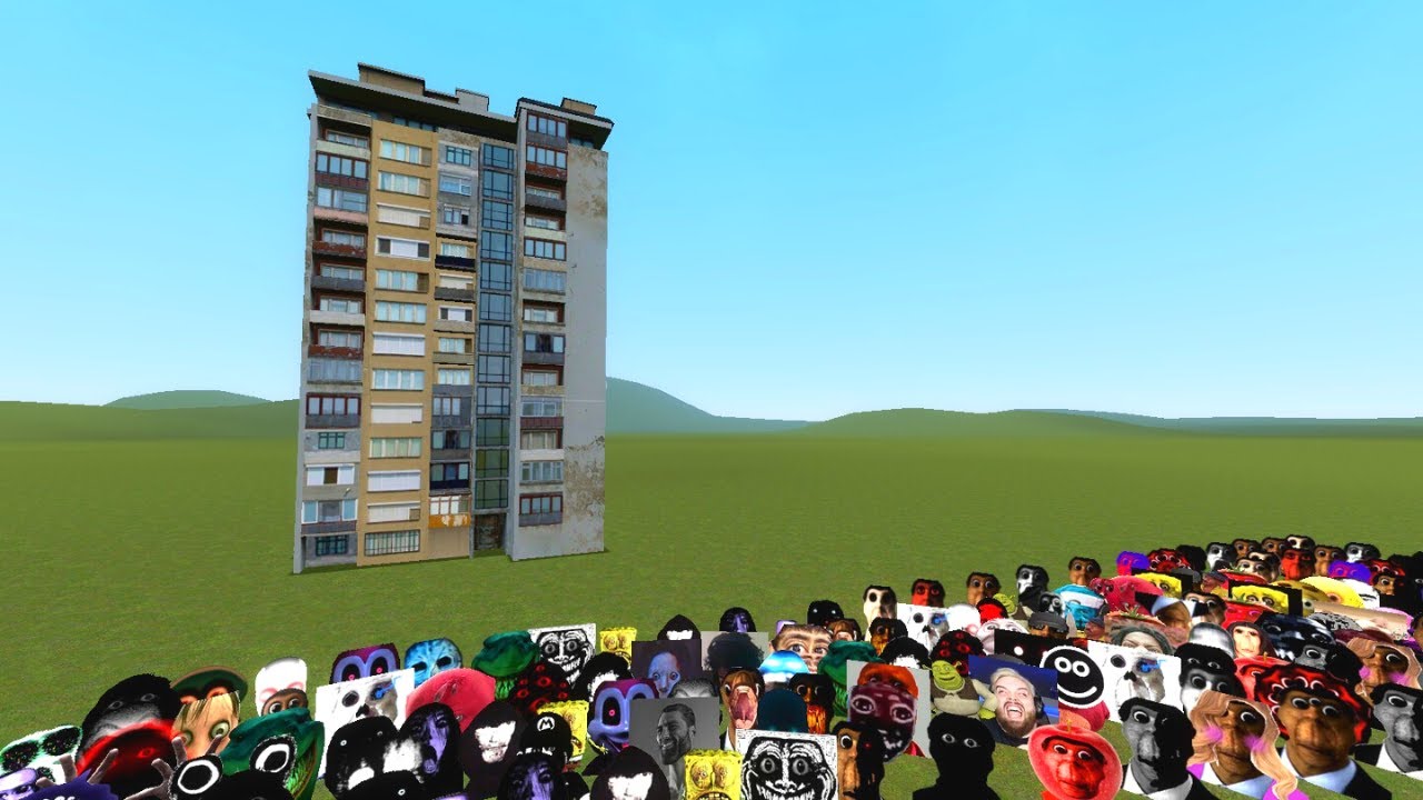 Obunga Family vs Tall Buildings - Garry's Mod [Nexbot]