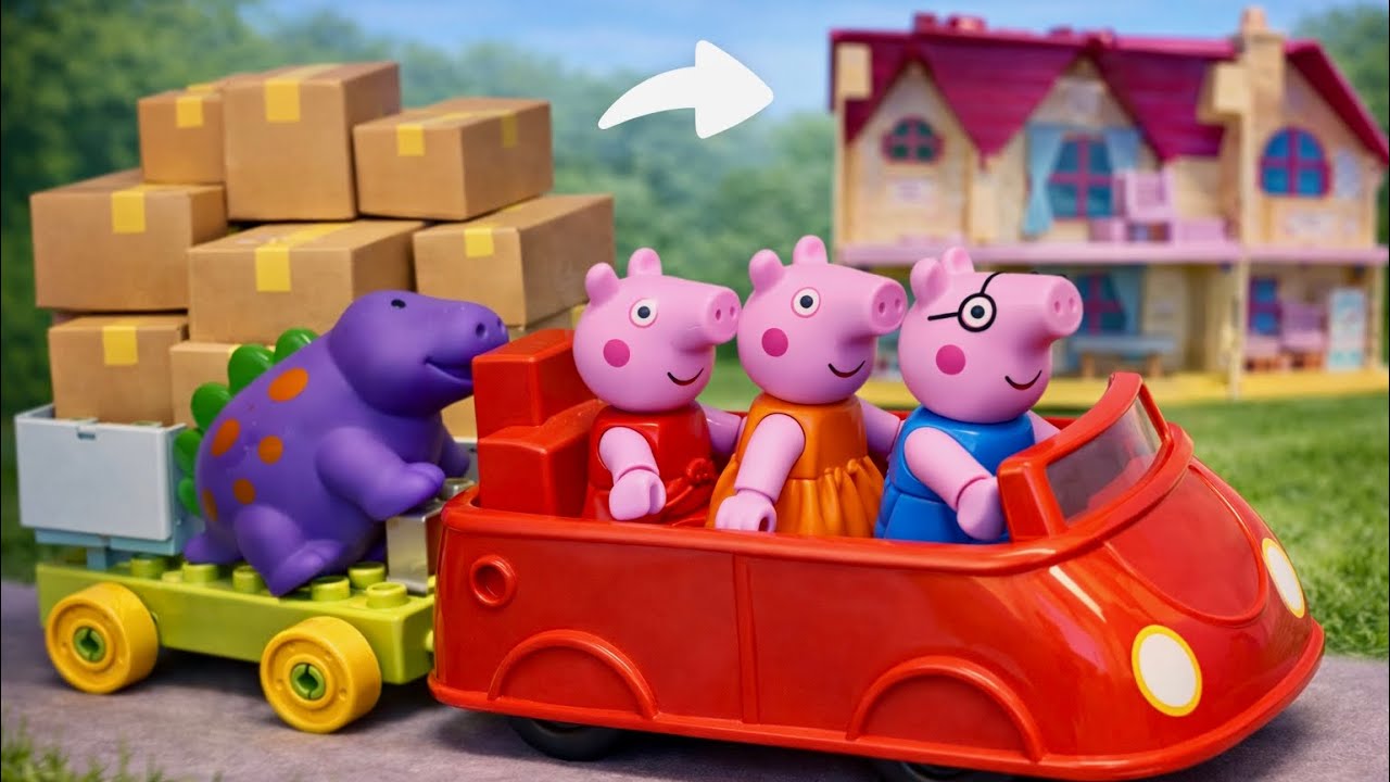 Bajka Świnka Peppa po polsku | Przeprowadzka do nowego domu