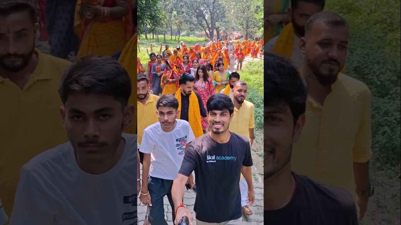 Hamare gaav ki kalash yatra #kalashyatra #shorts #minivlog