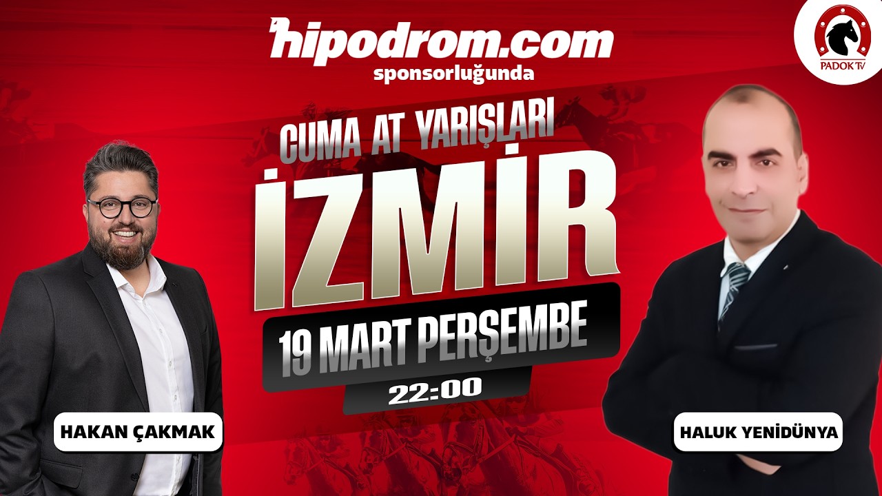 20 Mart 2026 // İzmir At Yarışı Tahminleri // Hakan Çakmak - Haluk Yenidünya