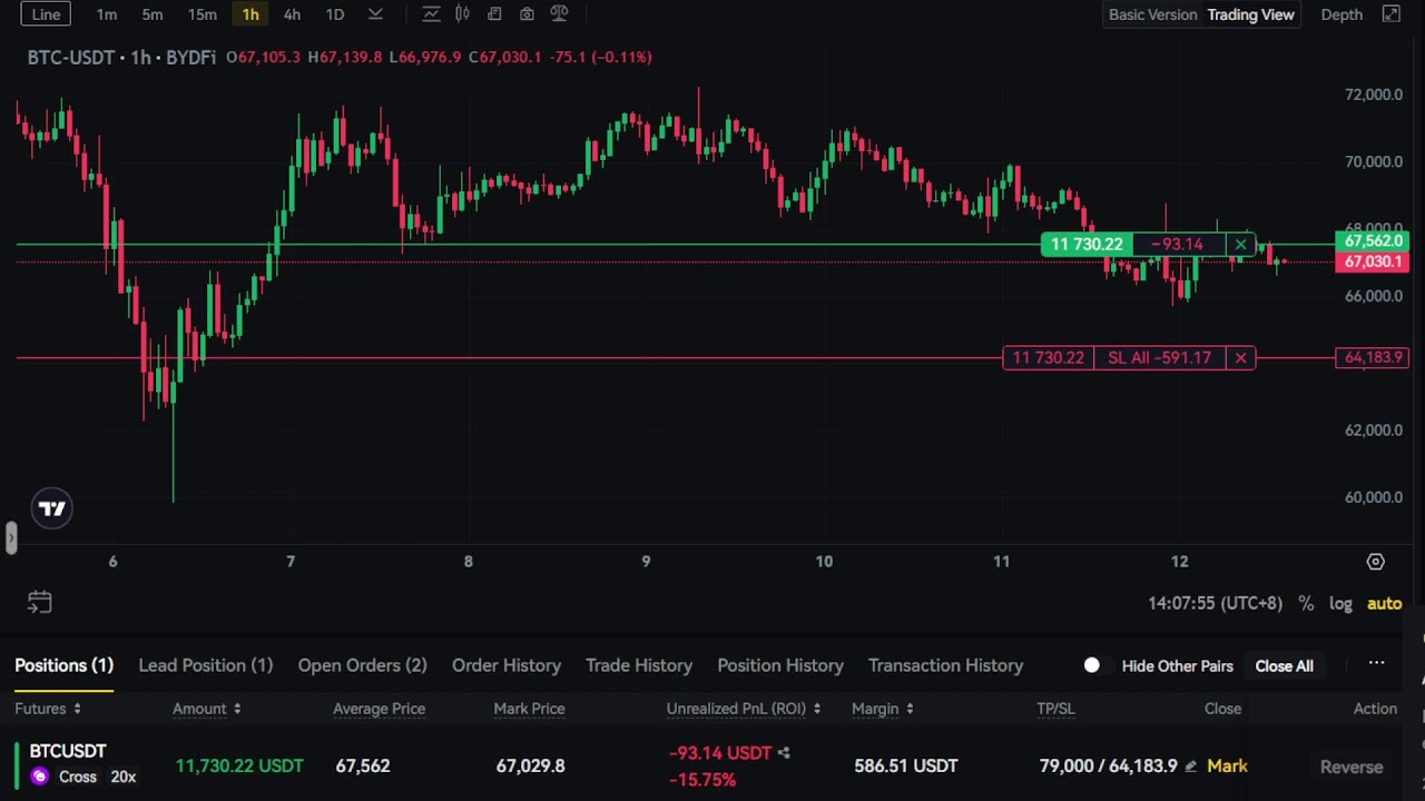 LIVE 24/7 - Bitcoin (BTC) Trading