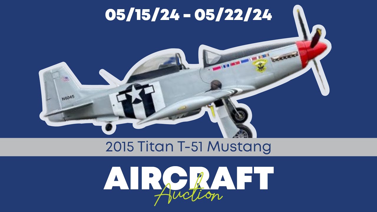 2015 Titan T-51 Mustang // Honda Powerplant // N6045 ** Online Auction Starts May 15, 2024