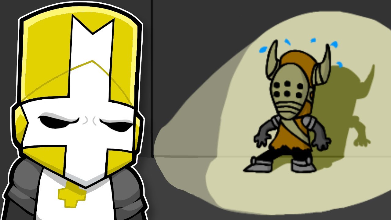 Playing as the Yellow Knight in Castle Crashers!