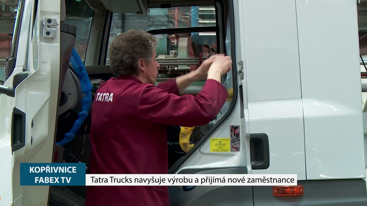 KOPŘIVNICE: Tatra Trucks navyšuje výrobu a přijímá nové zaměstnance