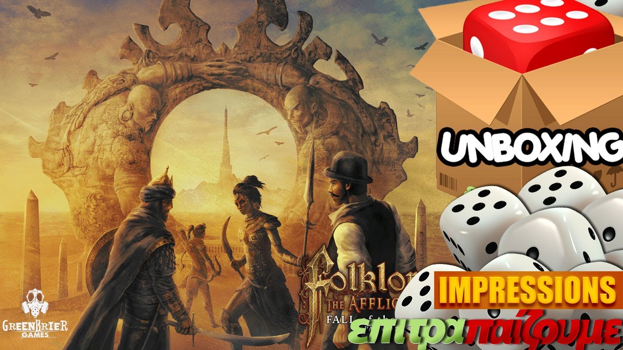 Folklore The Affliction Fall of the Spire - Unboxing & Impressions by Epitrapaizoume.gr