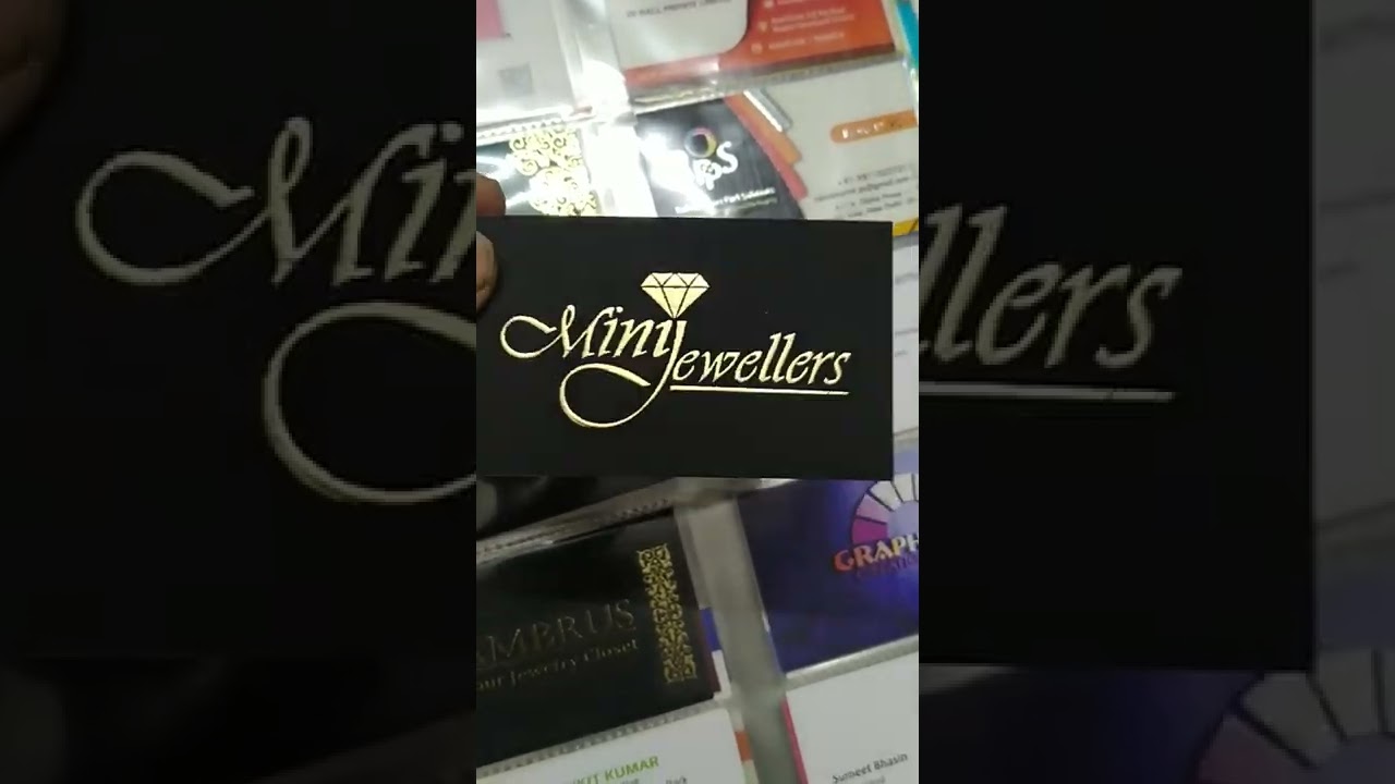 Gold Foil Printing Visiting Cards | Available on IndiaMART