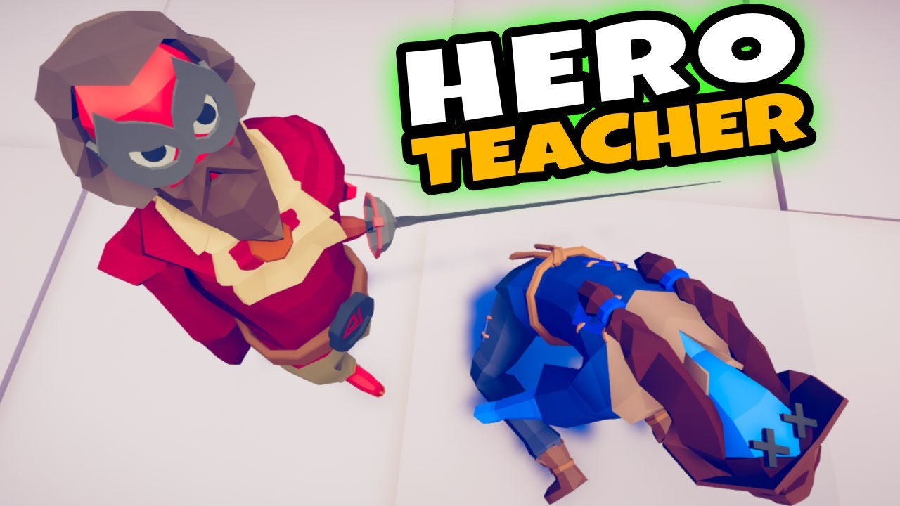 Hero Teacher vs Every Faction - TABS GAMEPLAY Totally Accurate Battle Simulator