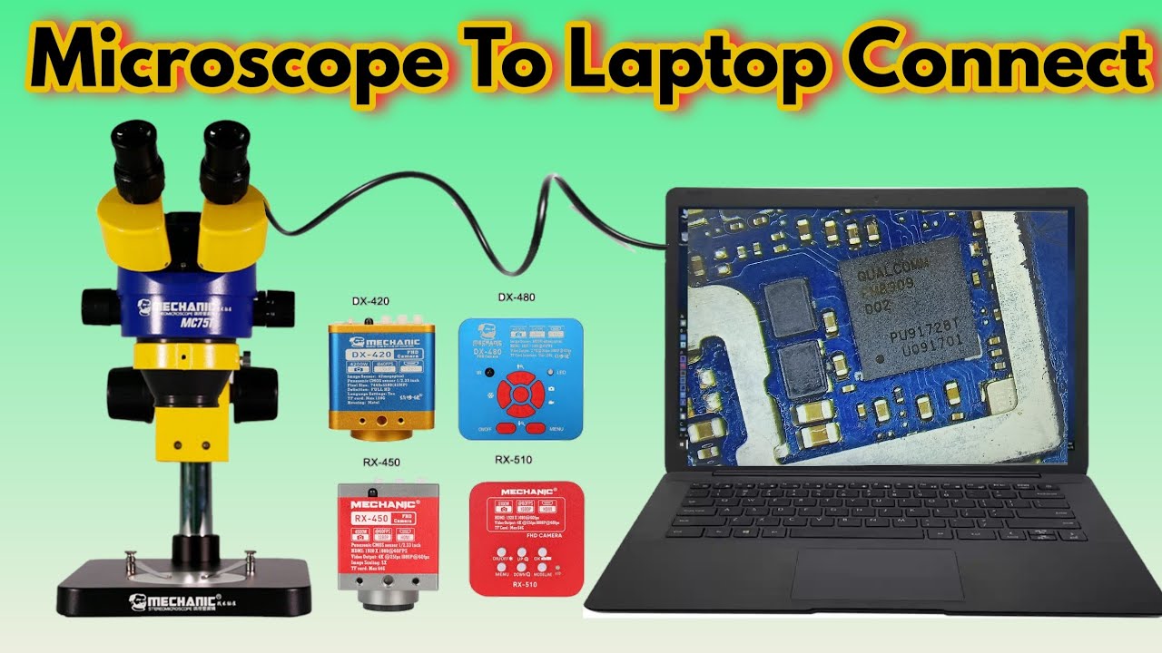 how to connect microscope to laptop Fully Setup ✅|| Mobile Repairing Setup || By Thanks Mobile