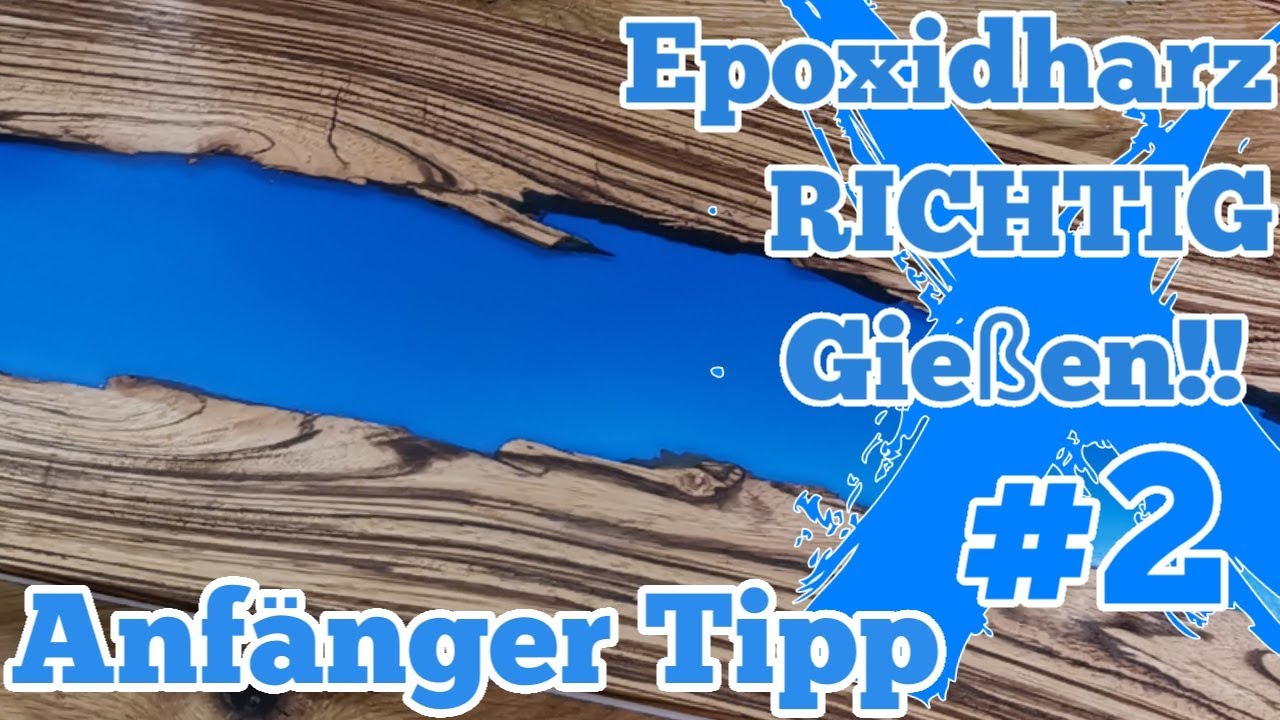 #2 Epoxy Resin Tipp | So schleifst du dein Epoxidharz zum Top Ergebnis!  | Bastel Town