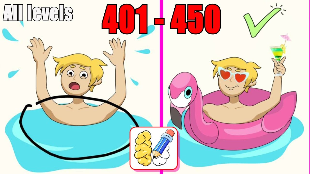 DOP: Draw One Part level 401 - 450 All levels