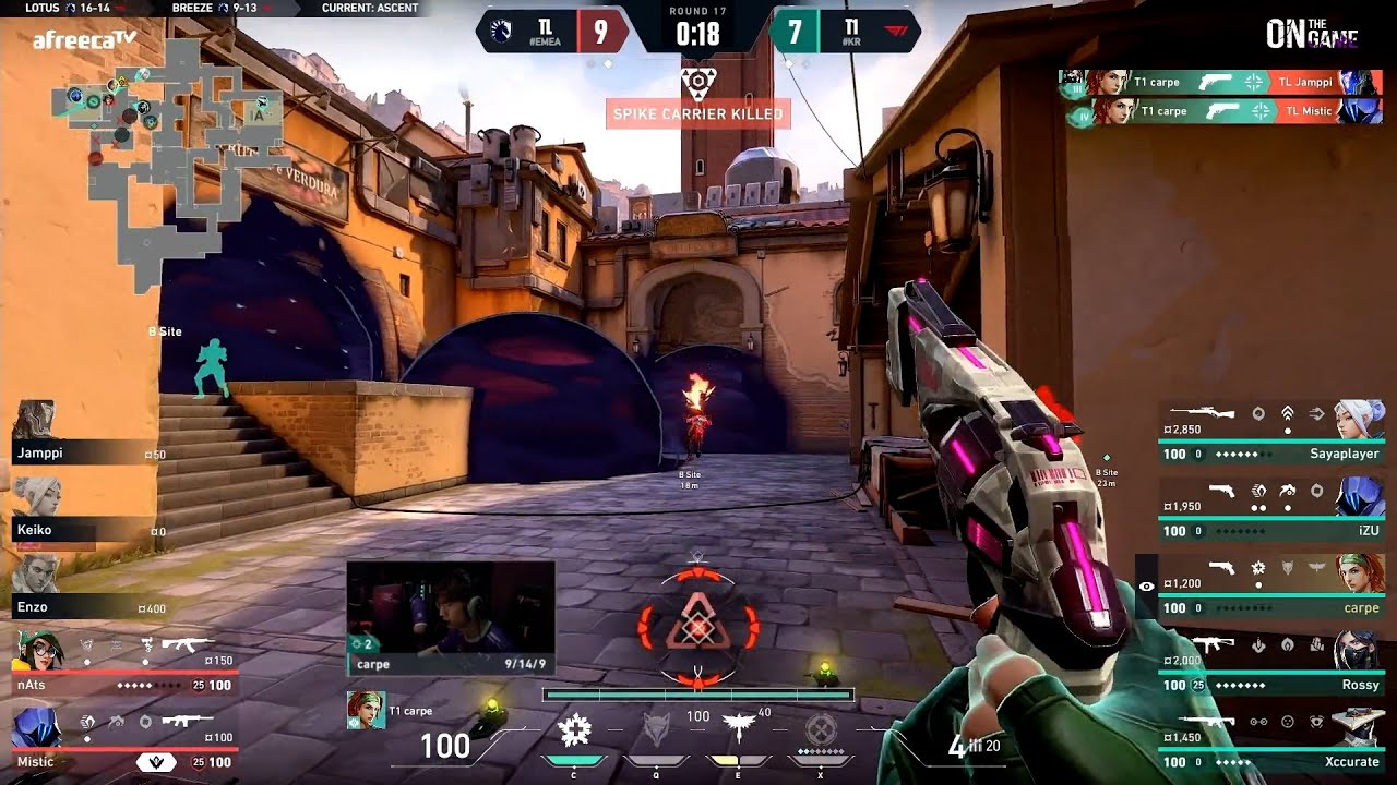 T1 Carpe Insane Sheriff ACE vs Team Liquid | AfreecaTV Valorant League 2023