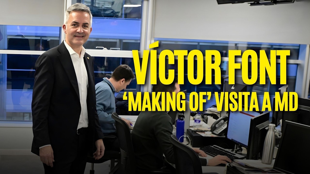 🔵🔴 El 'MAKING OF' de la VISITA de VÍCTOR FONT a Mundo Deportivo | ELECCIONES BARÇA 2026
