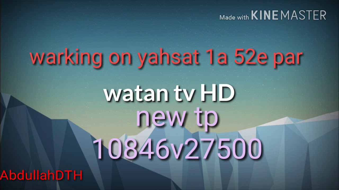 Watan tv HD FULLwarking on 52e par with paksat38e