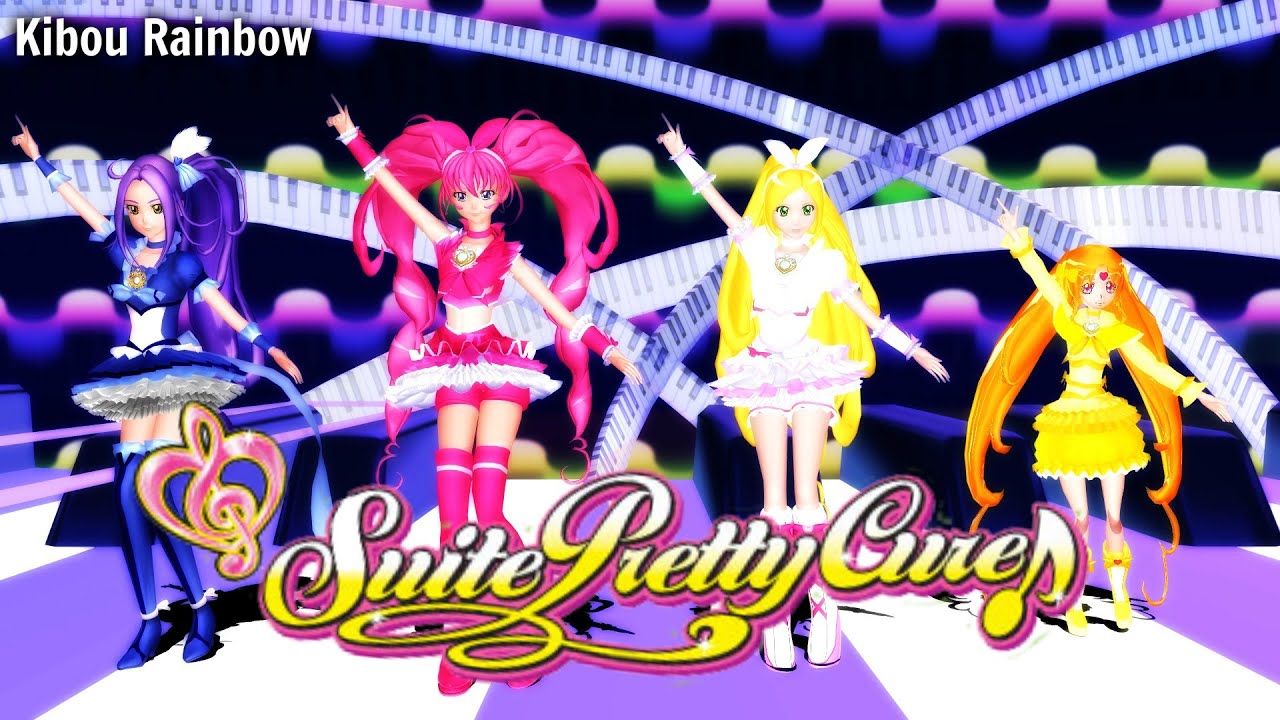 [MMD PreCure] Kibou Rainbow♯ - ♯キボウレインボウ♯ - Suite Pretty Cure ♪ - スイート プリキュア - Suite PreCure.