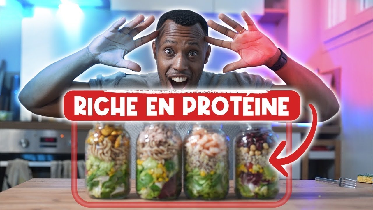 Salade en pot : Meal prep pour la semaine