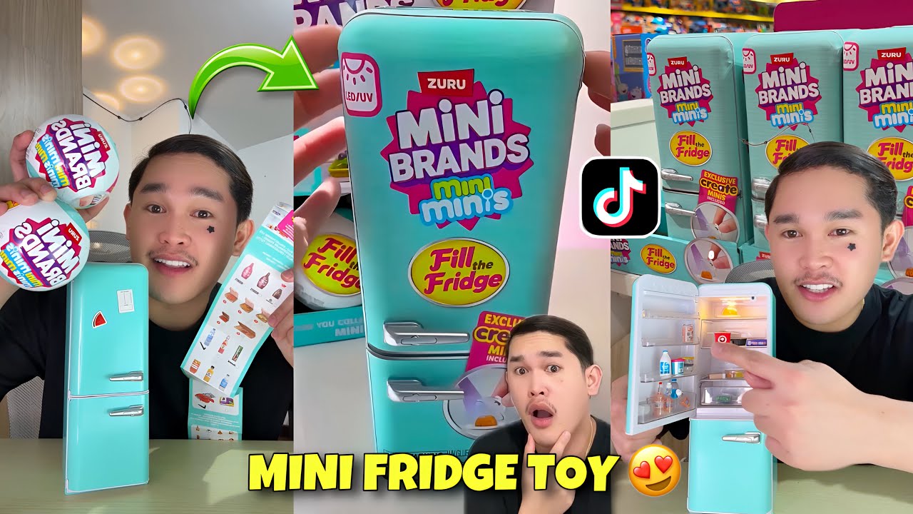UNBOXING TIKTOK FAMOUS MINI FRIDGE (Part 57)
