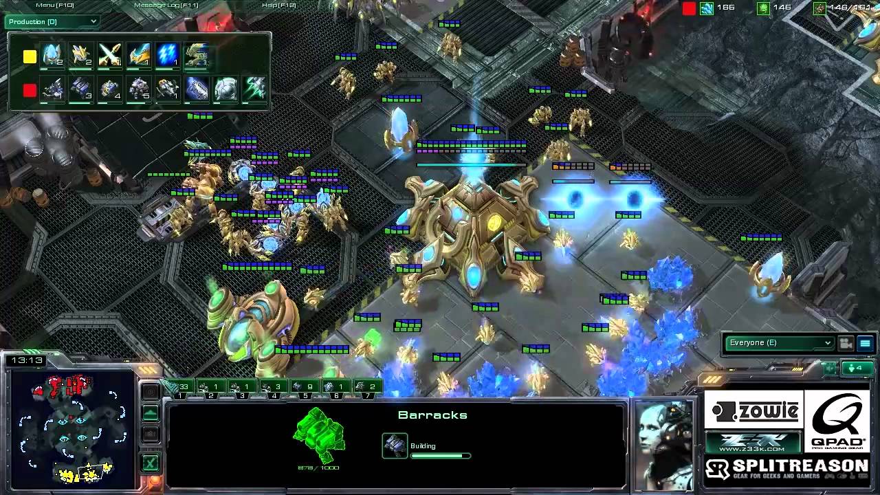 SHOUTcraft: Match 2 - Drewbie (T) vs Mana (P)