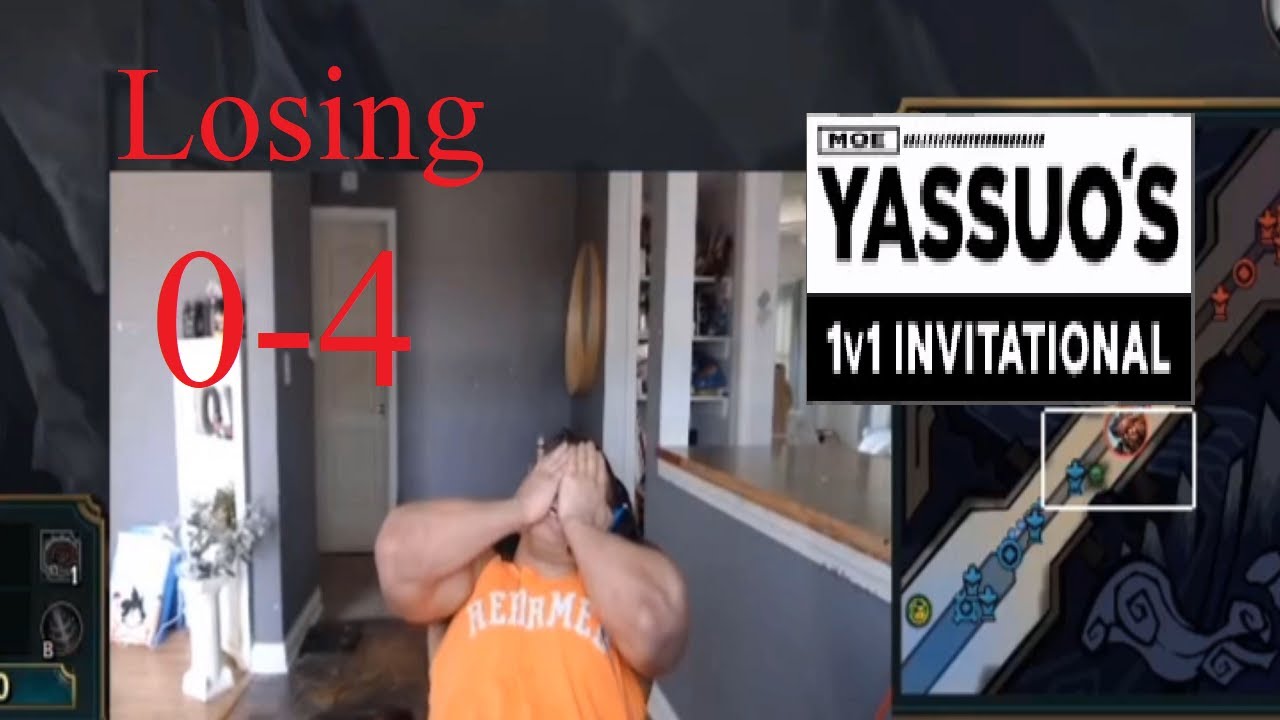 t1 mental breakdown | Losing 0-4 | Yassuo's 1v1 Invitational