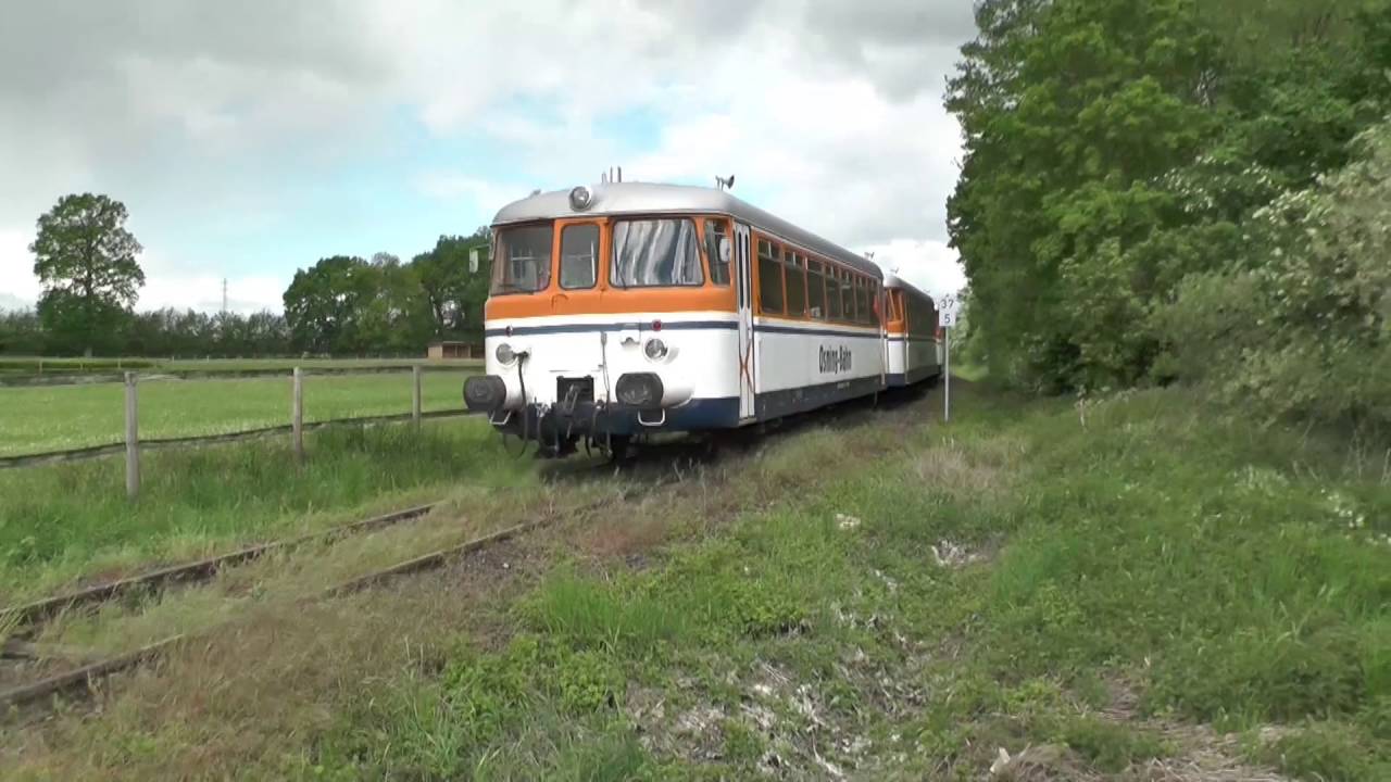 MAN motowagen van der Osning-Bahn op de TWE spoorweg