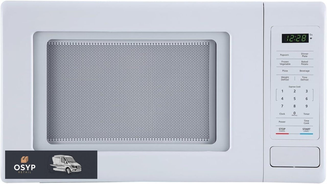 Magic Chef MC99MW 0.9 Cu. Ft. 900 Watt Digital Touch Countertop Microwave (White)