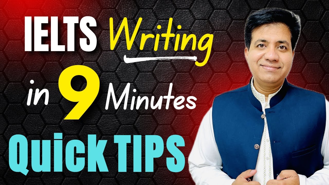 Подготовка к IELTS Writing за 9 минут — краткие советы — Асад Якуб