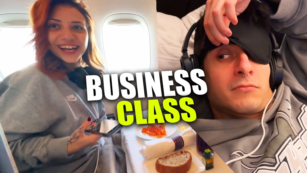 VOLIAMO A LOS ANGELES IN BUSINESS CLASS PER LA PRIMA VOLTA !! (SWISS AIR)