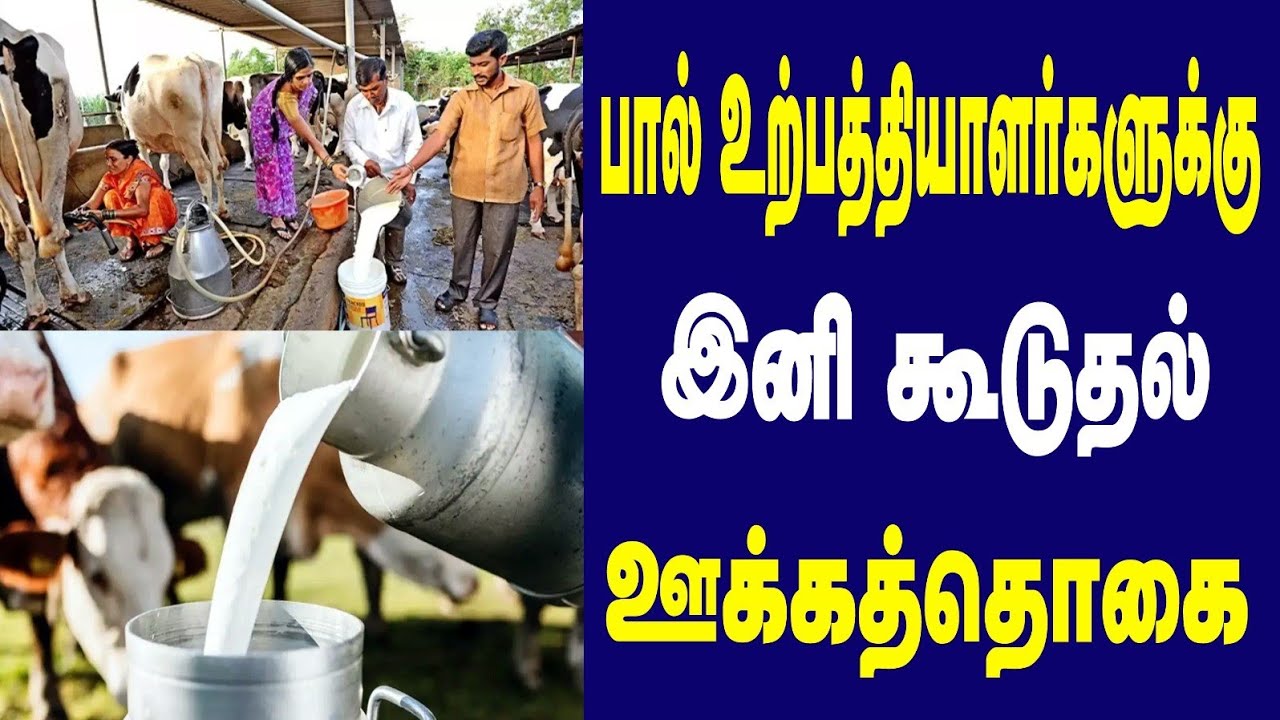பால் உற்பத்தியாளர்களுக்கு கூடுதல் ஊக்கத்தொகை, முதியோருக்கு வீடு தேடி வரும் ரேஷன்