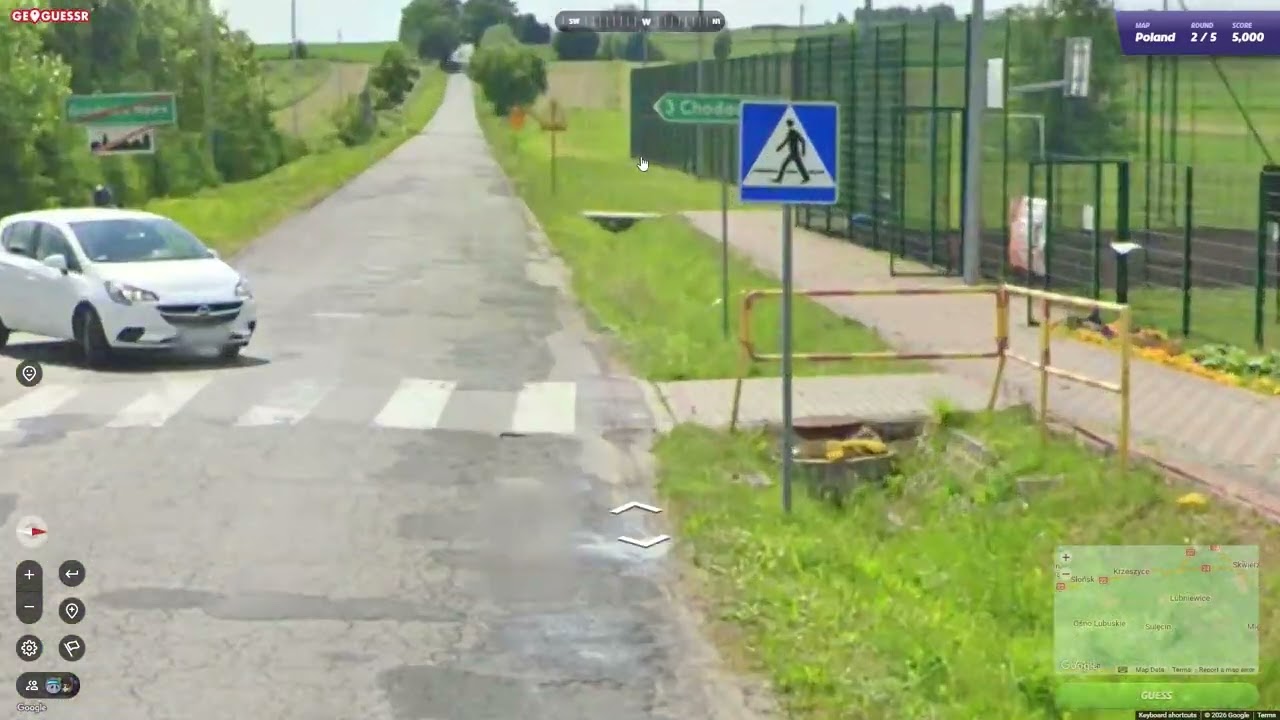 GeoGuessr - Mapa Polski - Speedrun 1