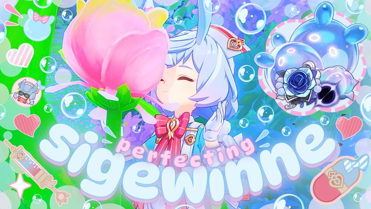 ∘°∘ sweetest support ♡∘°∘ perfecting my sigewinne build! | fixing my genshin account pt 8