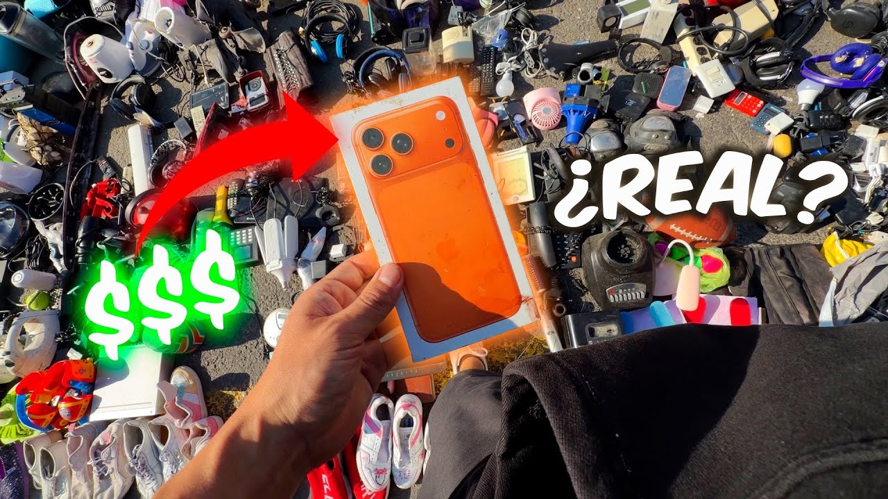 Encontré un iPhone 17 Pro Max en el Tianguis 🛍️