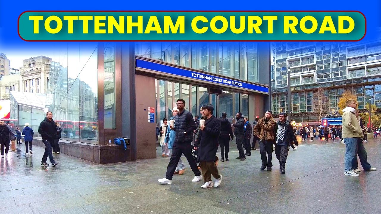 Tottenham Court Road Station Walkthrough to the Elizabeth Line | Underground to Crossrail