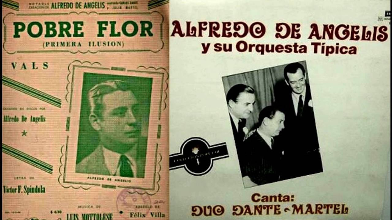 Pobre Flor (Vals) - Alfredo De Angelis canta J. Martel con C. Dante (1946)