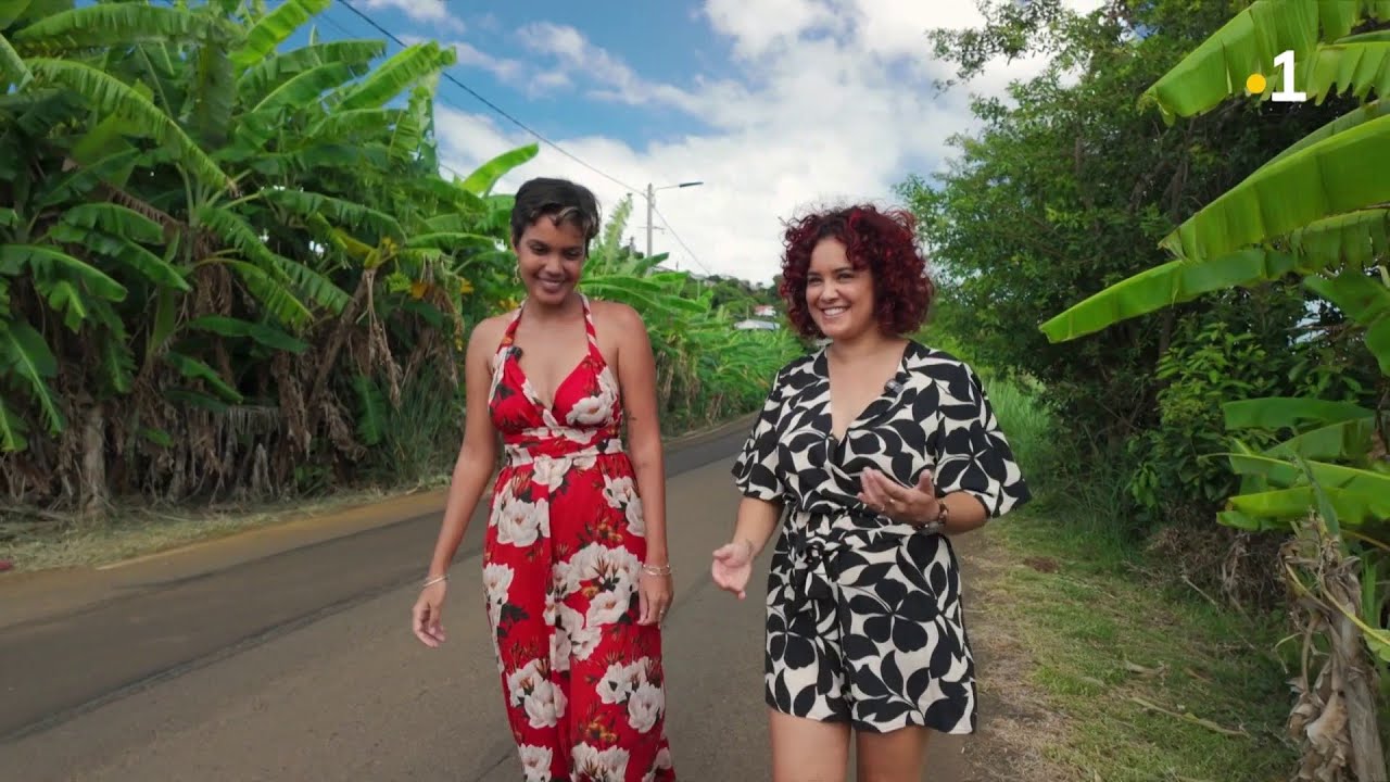 Sé Anne-Claire ki koz dan somin Bek Roz kartié Grande Ravine bordage Sainte-Suzanne