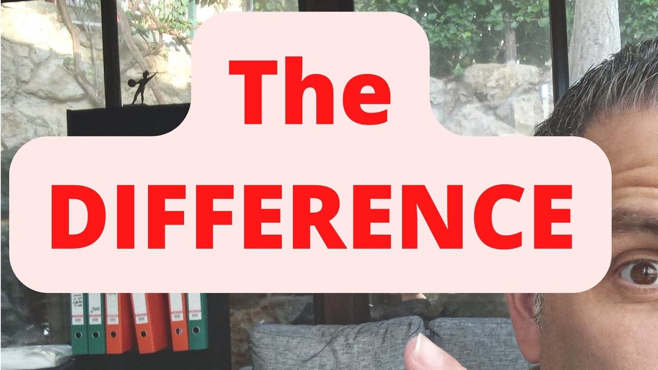 The DIFFERENCE Between What I Do Compared To 