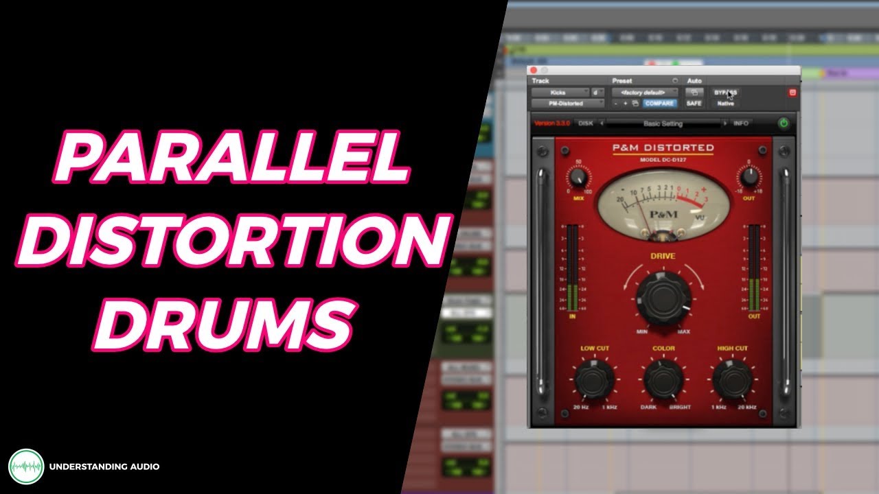 How to Use Parallel Distortion on Drums - UnderstandingAudio.com