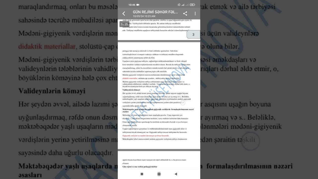 Gün rejimi ,qidalanma bağça məktəbəqədər