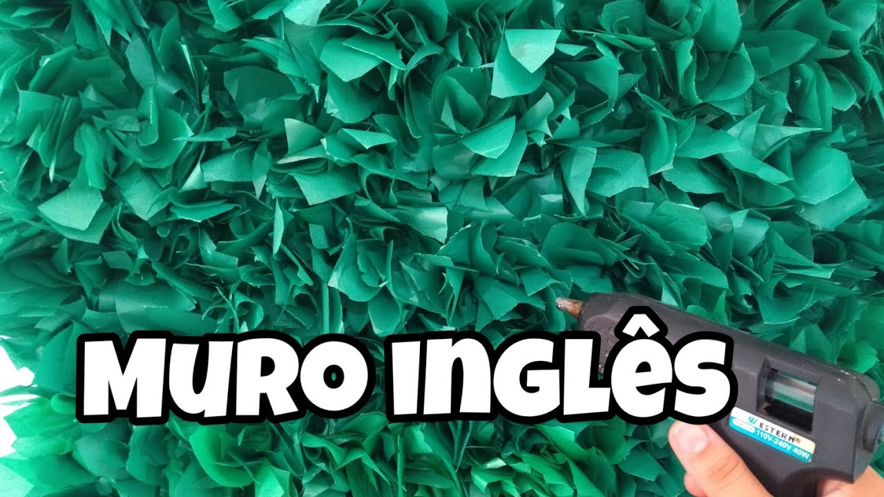DIY: COMO FAZER MURO INGLÊS GASTANDO R$20,00 05 por simone lins #mikafez2