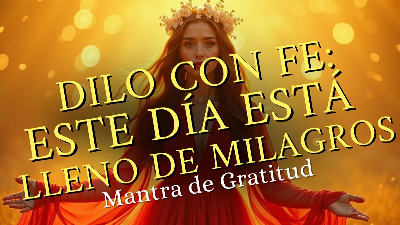 🌅 MANTRA PODEROSO DE GRATITUD PARA ABRIR CAMINOS DESDE LA MAÑANA ✨
