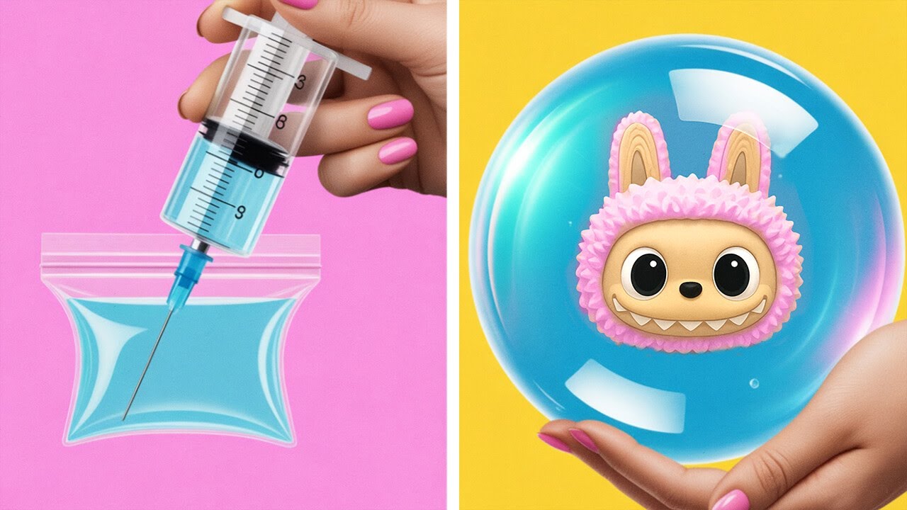 BACK TO SCHOOL HACKS 💝 We Make A Labubu 📦 Amazing Crafts For School And Home
